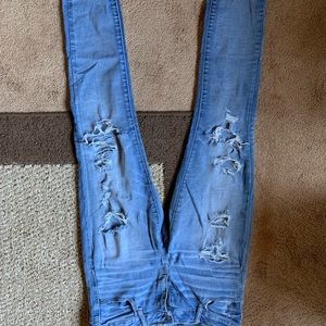Ripped American Eagle Jeggings